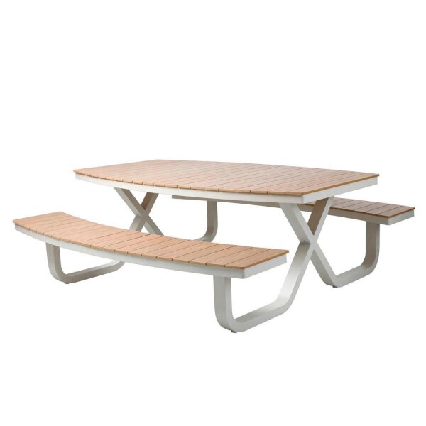 BEST Sitzgruppe Buddy, silber Kunststoff, Metall  ( 521491 )