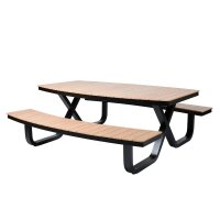 barths Sitzgruppe Buddy, schwarz Kunststoff, Metall