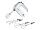 BOSCH MFQ4835DE Handmixer weiß, silber 575 W