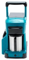 makita DCM501Z (ohne Akku) Akku-Kaffeemaschine blau, 4 Tassen