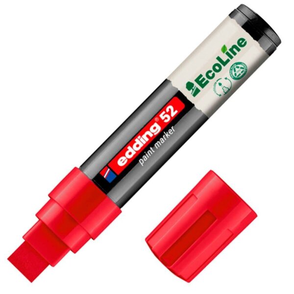edding 52 EcoLine Lackmarker rot 4,0 - 15,0 mm, 1 St.