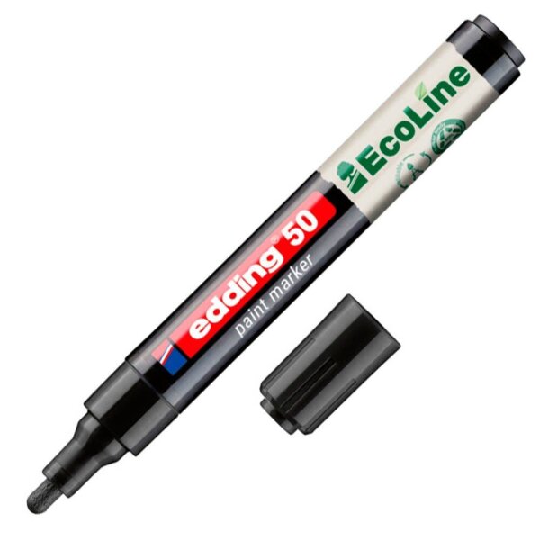 edding 50 EcoLine Lackmarker schwarz 2,0 - 3,0 mm, 1 St.