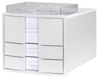 HAN Schubladenbox IMPULS  weiß 1017-12D, DIN A4 mit 3 Schubladen, 1 St.