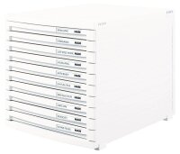 HAN Schubladenbox Contur  weiß 1510-12D, DIN B4 mit...