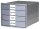 HAN Schubladenbox KARMA  grau 10128-18D, DIN A4 mit 4 Schubladen, 1 St.
