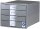HAN Schubladenbox KARMA  grau 10128-18D, DIN A4 mit 4 Schubladen, 1 St.