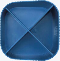 HAN Stiftehalter KARMA blau Polystyrol 4 Fächer 11,1 x 11,1 x 10,5 cm