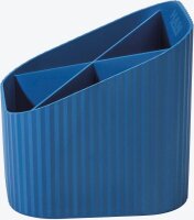 HAN Stiftehalter KARMA blau Polystyrol 4 Fächer 11,1 x 11,1 x 10,5 cm