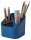 HAN Stiftehalter KARMA blau Polystyrol 4 Fächer 11,1 x 11,1 x 10,5 cm