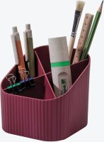 HAN Stiftehalter KARMA rot Polystyrol 4 Fächer 11,1...