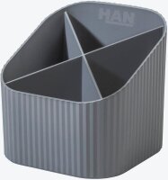 HAN Stiftehalter KARMA grau Polystyrol 4 Fächer 11,1...