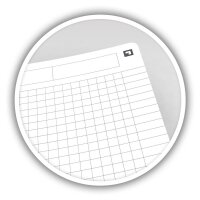 OXFORD Collegeblock Office Essentials Kleinformat kariert DIN A5 ohne Rand, 1 Block