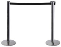 Showdown® Displays Personenleitsystem schwarz, 1 St.
