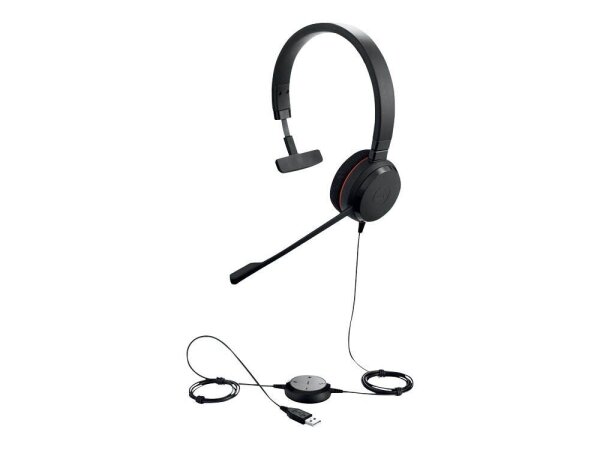 Jabra Evolve 20 MS USB-Headset schwarz