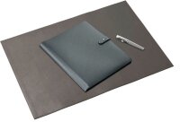 DURABLE Schreibtischunterlage graphit Leder 65,0 x 45,0...