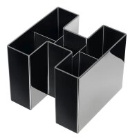 HAN Stiftehalter BRAVO schwarz Kunststoff 5 Fächer...