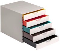 DURABLE Schubladenbox VARICOLOR®  weiß mit...
