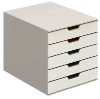 DURABLE Schubladenbox VARICOLOR®  weiß mit...