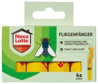 Nexa Lotte® Fliegenfänger braun, 4 St.