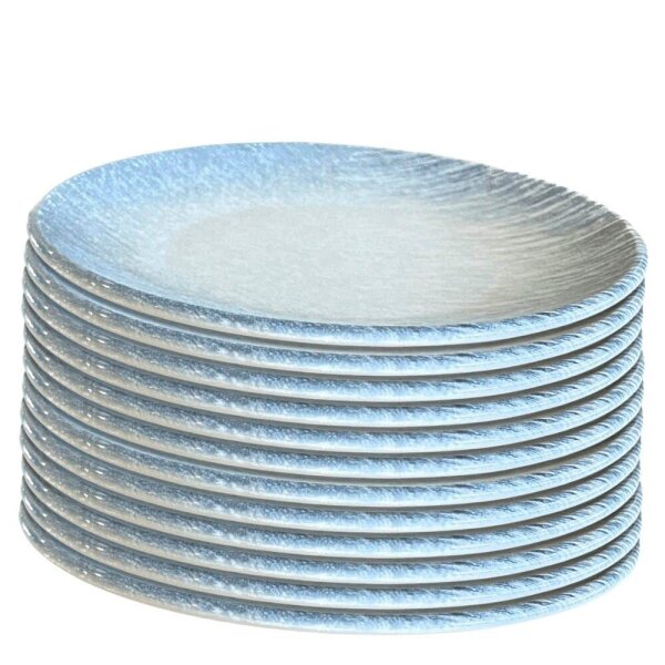 ID Fine Teller Brezza Lona blau/grau Ø 25,0 cm, 12 St.