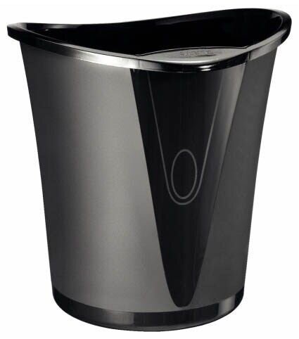 LEITZ Allura Papierkorb 18,0 l schwarz, 1 St.