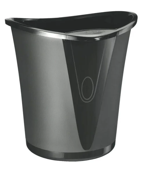 LEITZ Allura Papierkorb 18,0 l schwarz, 1 St.