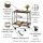 WENKO Servierwagen Dinett Deluxe braun 68,0 x 40,6 x 70,0 cm
