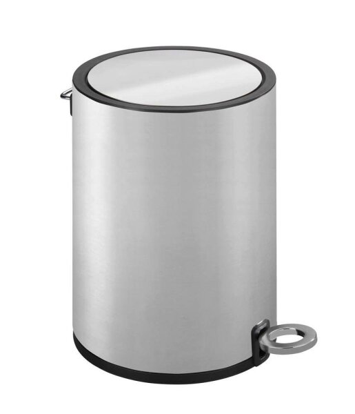 WENKO Monza Kosmetikeimer 3,0 l silber matt, 1 St.