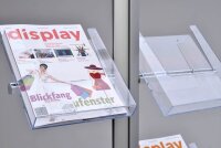 update displays Prospektständer Free silber DIN A4 8 Fächer 47,0 x 45,0 x 192,0 cm, 1 St.
