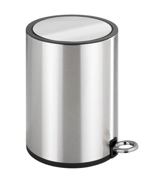 WENKO Monza Kosmetikeimer 3,0 l silber glänzend, 1 St.