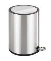 WENKO Monza Kosmetikeimer 3,0 l silber glänzend, 1 St.
