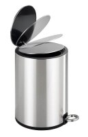 WENKO Monza Kosmetikeimer 3,0 l silber glänzend, 1 St.