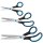 WESTCOTT Papierscheren-Set Easy Grip, 3 St.
