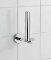 WENKO Toilettenpapierhalter Bosio silber, glänzend, 1 St.