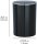 WENKO Inca Kosmetikeimer 5,0 l schwarz, 1 St.