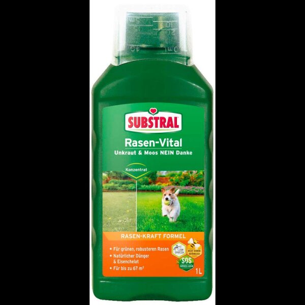 SUBSTRAL® Rasen-Vital Rasendünger 1,0 l