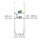 WENKO Teleskop-Garderobe Herkules Twin 50612100 grau Metall 73,0 - 120,0 x 165,0 - 300,0 cm, 1 St.