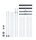 WENKO Teleskop-Garderobe Herkules Twin 50612100 grau Metall 73,0 - 120,0 x 165,0 - 300,0 cm, 1 St.