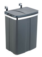 WENKO Mülleimer 12,0 l grau, 1 St.