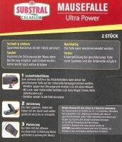 SUBSTRAL® Celaflor® Mausefallen Ultra Power schwarz, 2 St.