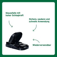 SUBSTRAL® Celaflor® Mausefallen Ultra Power schwarz, 2 St.