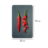 WENKO Herdabdeckplatten Cayenne grau, 2 St.