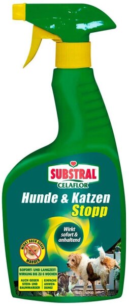 SUBSTRAL® Celaflor® Hunde & Katzen Stopp Tierabwehrspray 500 ml, 1 St.