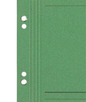LEITZ Ösenhefter 3740 Karton grün DIN A4, halber Deckel, 1 St.