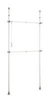 WENKO Teleskop-Garderobe Herkules 50610100 grau Metall...