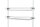 WENKO Herkules Ablagen für Garderobensystem grau 94,0 x 38,0 x 8,0 cm, 2 St.