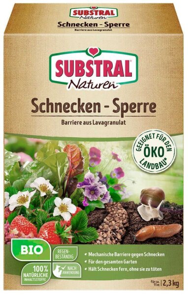 SUBSTRAL® Naturen® Schneckenabwehr Bio Schneckensperre braun, 2,3 kg, 1 St.