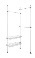 WENKO Teleskop-Garderobe Herkules Duo 50611100 grau...