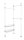 WENKO Teleskop-Garderobe Herkules Duo 50611100 grau Metall 164,0 - 215,0 x 165,0 - 300,0 cm, 1 St.