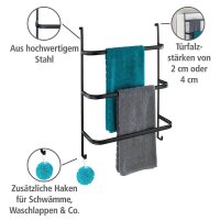 WENKO Handtuchhalter Irpinia schwarz, 1 St.